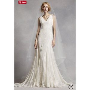 White Vera Wang Wedding Dress
